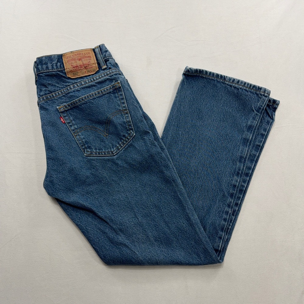 Y2K Levi's Jeans 517 Bootcut Classic Five-Pocket Denim Blue Mens W34 L32‎